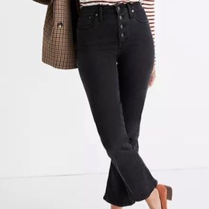 Madewell Black Cali-Demi Boot Jeans 27Tall